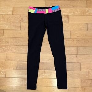 NWOT Girl’s Ivivva Leggings with Colorful Waistband